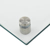stænkplader 2 stk. 70x50 cm hærdet glas gennemsigtig