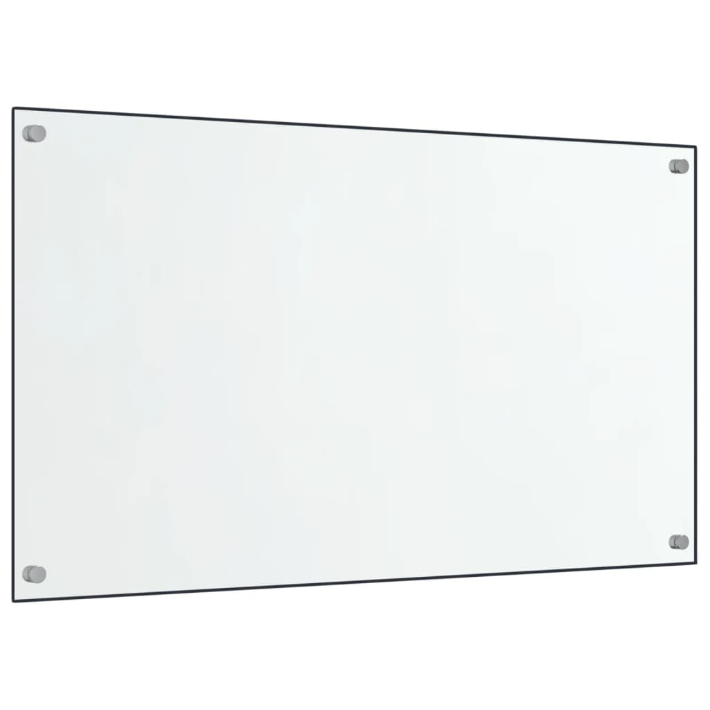 stænkplader 2 stk. 70x60 cm hærdet glas gennemsigtig