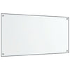 stænkplader 2 stk. 80x40 cm hærdet glas gennemsigtig
