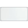 stænkplader 2 stk. 80x60 cm hærdet glas gennemsigtig