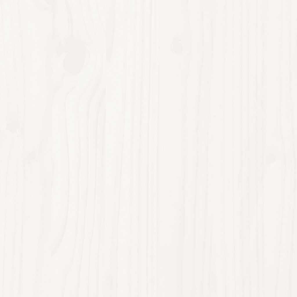 dekorativt juletræ til pynt 60 cm massivt fyrretræ hvid