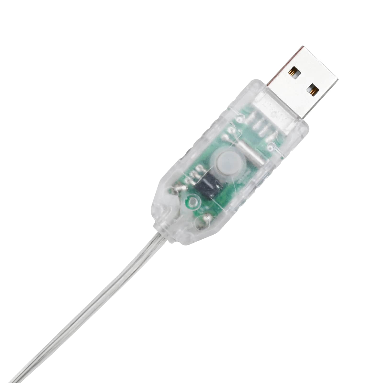 Julebelysning 3 pcs Varm hvid 105 cm Stof