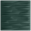 vægpaneler 12 stk. 50x50 cm 3 m² XPS sten grøn