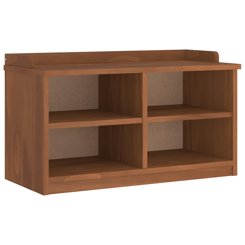 entrébænk SANDNES 87x40x50 cm massivt fyrretræ