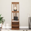 Hall træ SANDENS 45x40x159,5 cm massivt fyrretræ