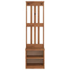 Hall træ SANDENS 45x40x159,5 cm massivt fyrretræ