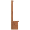 Hall træ SANDENS 45x40x159,5 cm massivt fyrretræ