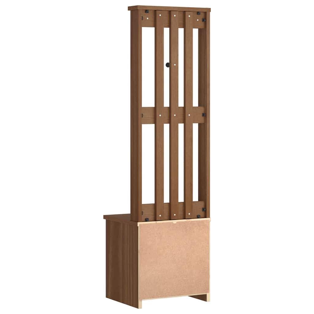 Hall træ SANDENS 45x40x159,5 cm massivt fyrretræ