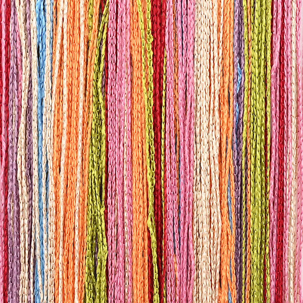 trådgardiner 2 stk. 100x250 cm flerfarvet