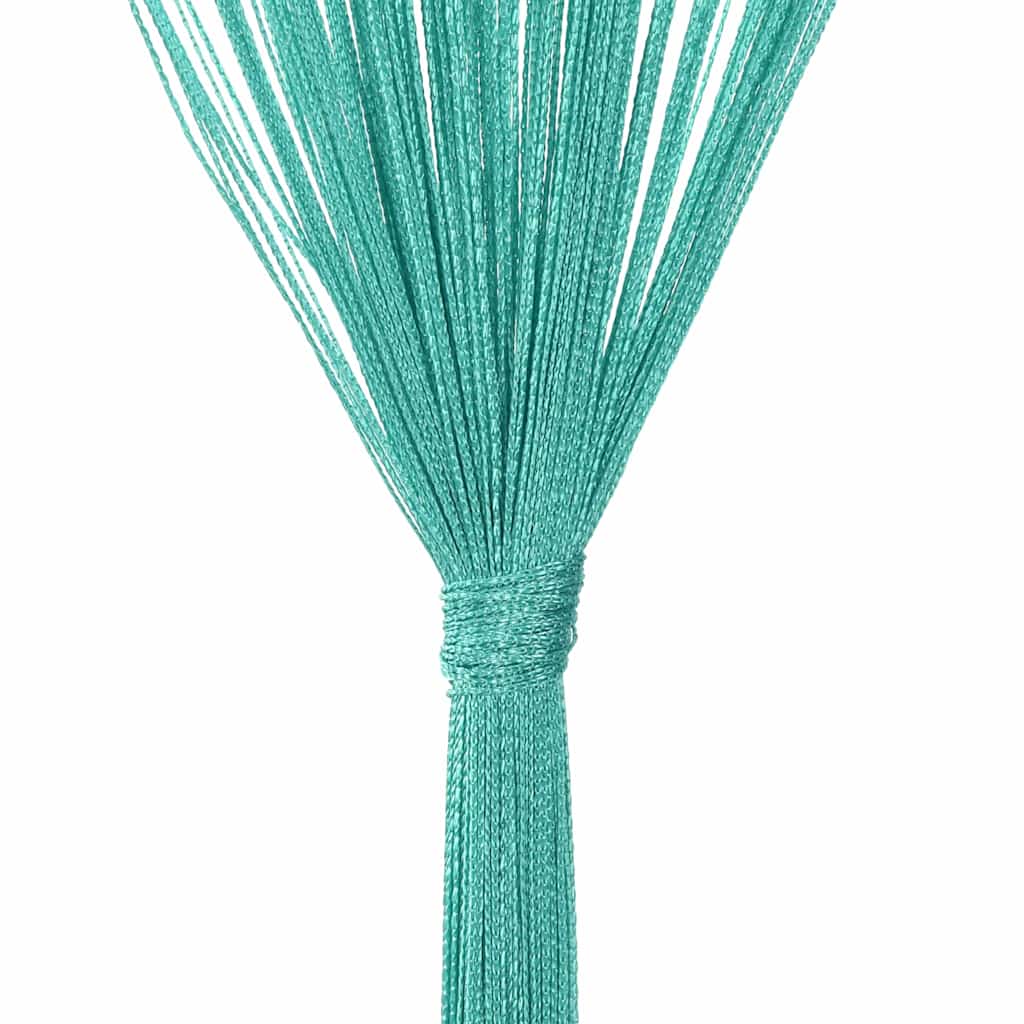 trådgardiner 2 stk. 100x250 cm turkis