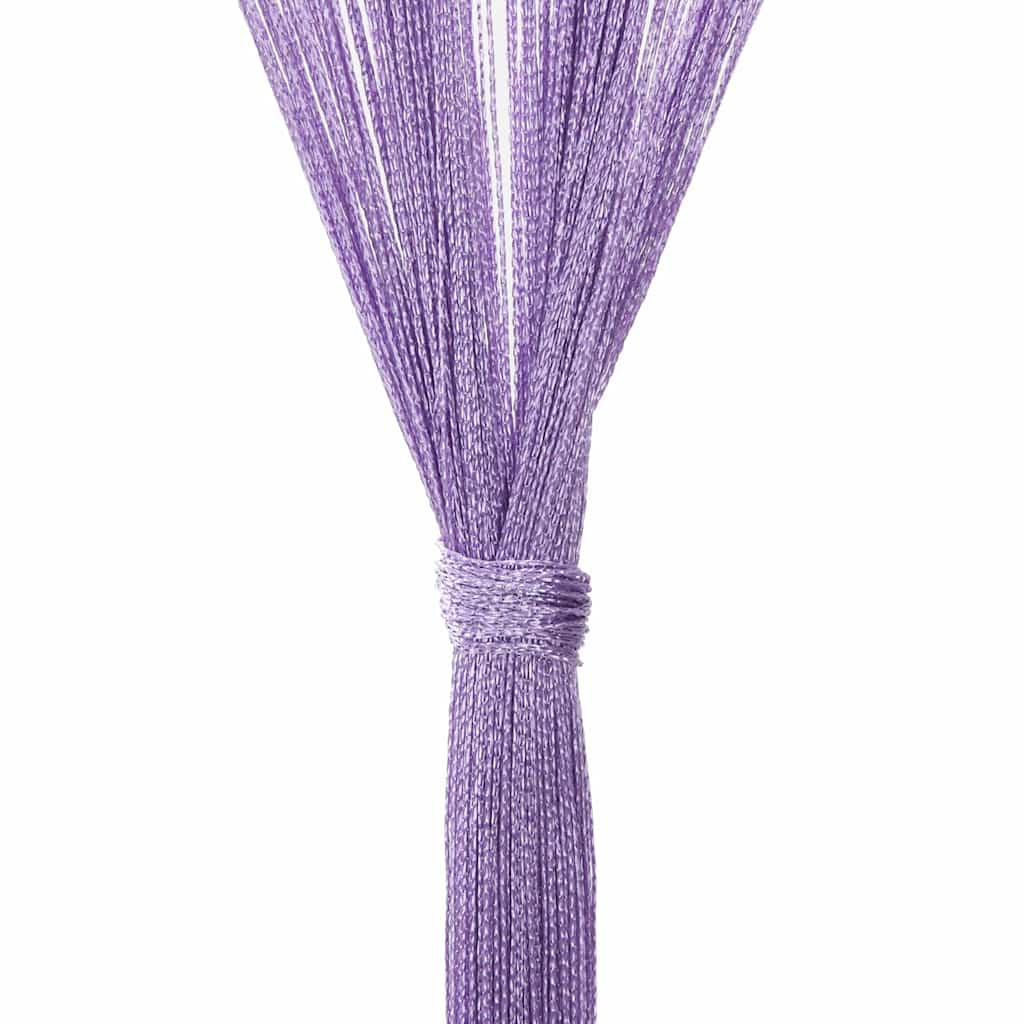 trådgardiner 2 stk. 100x250 cm lilla