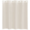 voile-gardiner med øskner 2 stk. 140x140 cm cremefarvet