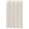 voile-gardiner med øskner 2 stk. 140x175 cm cremefarvet