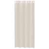 voile-gardiner med øskner 2 stk. 140x225 cm cremefarvet