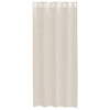 voile-gardiner med øskner 2 stk. 140x245 cm cremefarvet