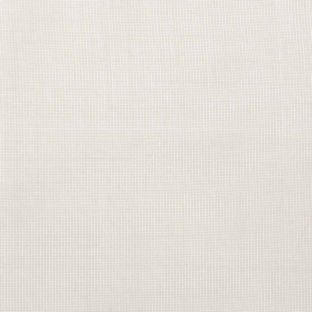 voile-gardiner med øskner 2 stk. 140x300 cm cremefarvet