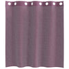 voile-gardiner med øskner 2 stk. 140x140 cm lilla