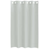 voile-gardiner med øskner 2 stk. 140x175 cm lysegrå