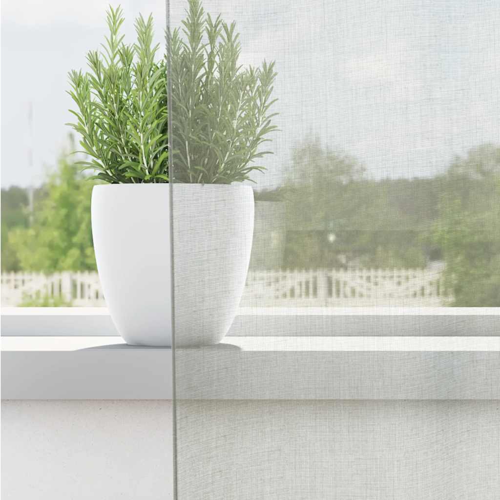 voile-gardiner med øskner 2 stk. 140x245 cm lysegrå