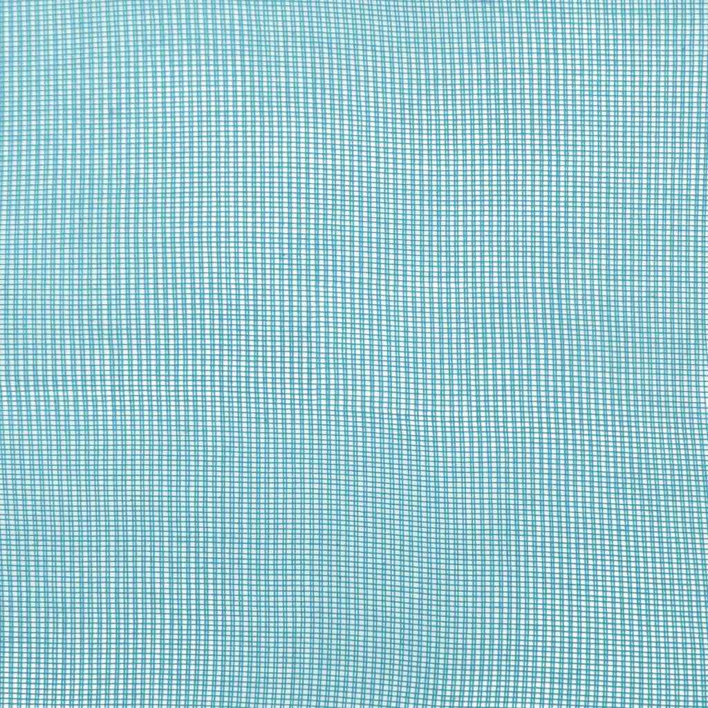 voile-gardiner med øskner 2 stk. turkis