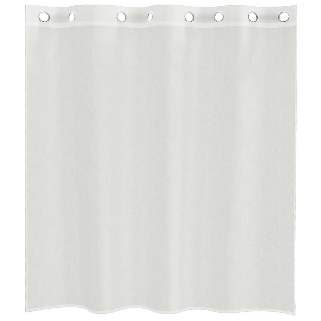 voile-gardiner med øskner 2 stk. hvid