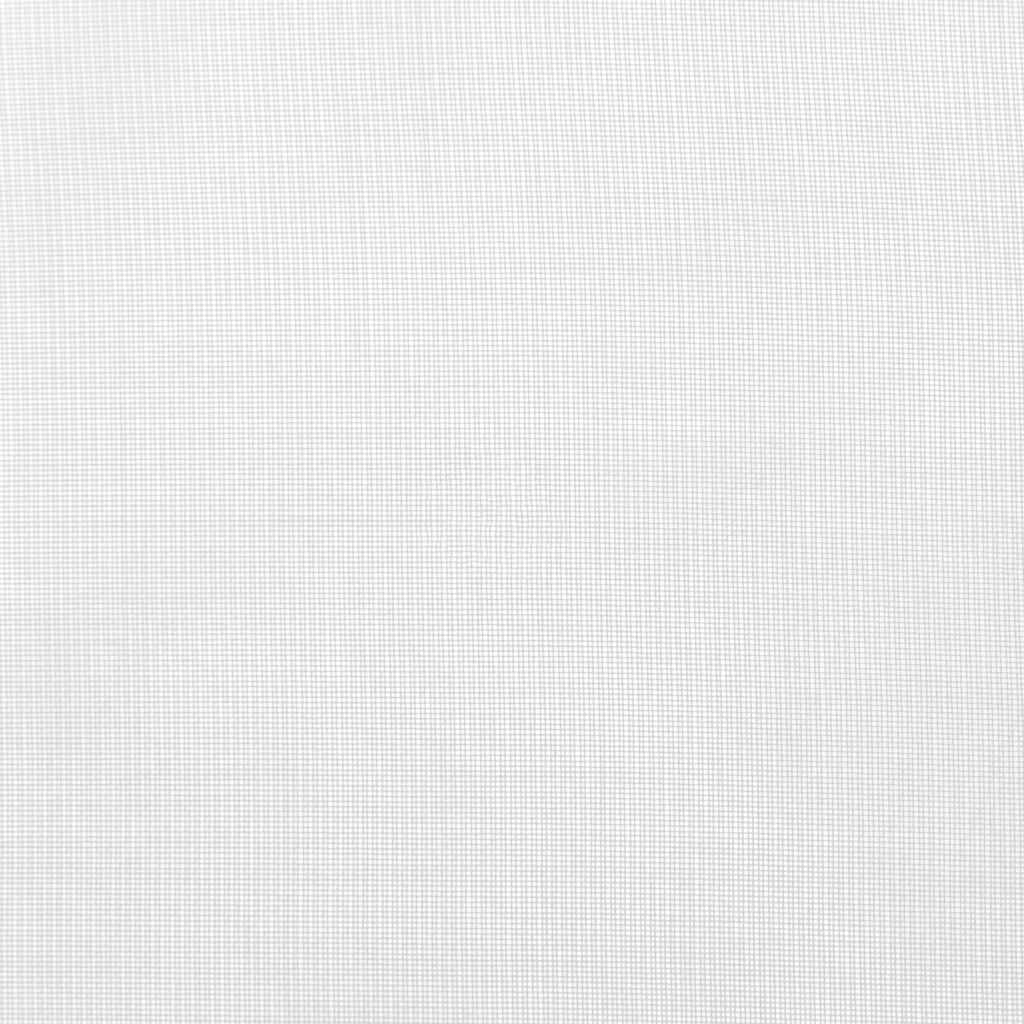 voile-gardiner med øskner 2 stk. hvid
