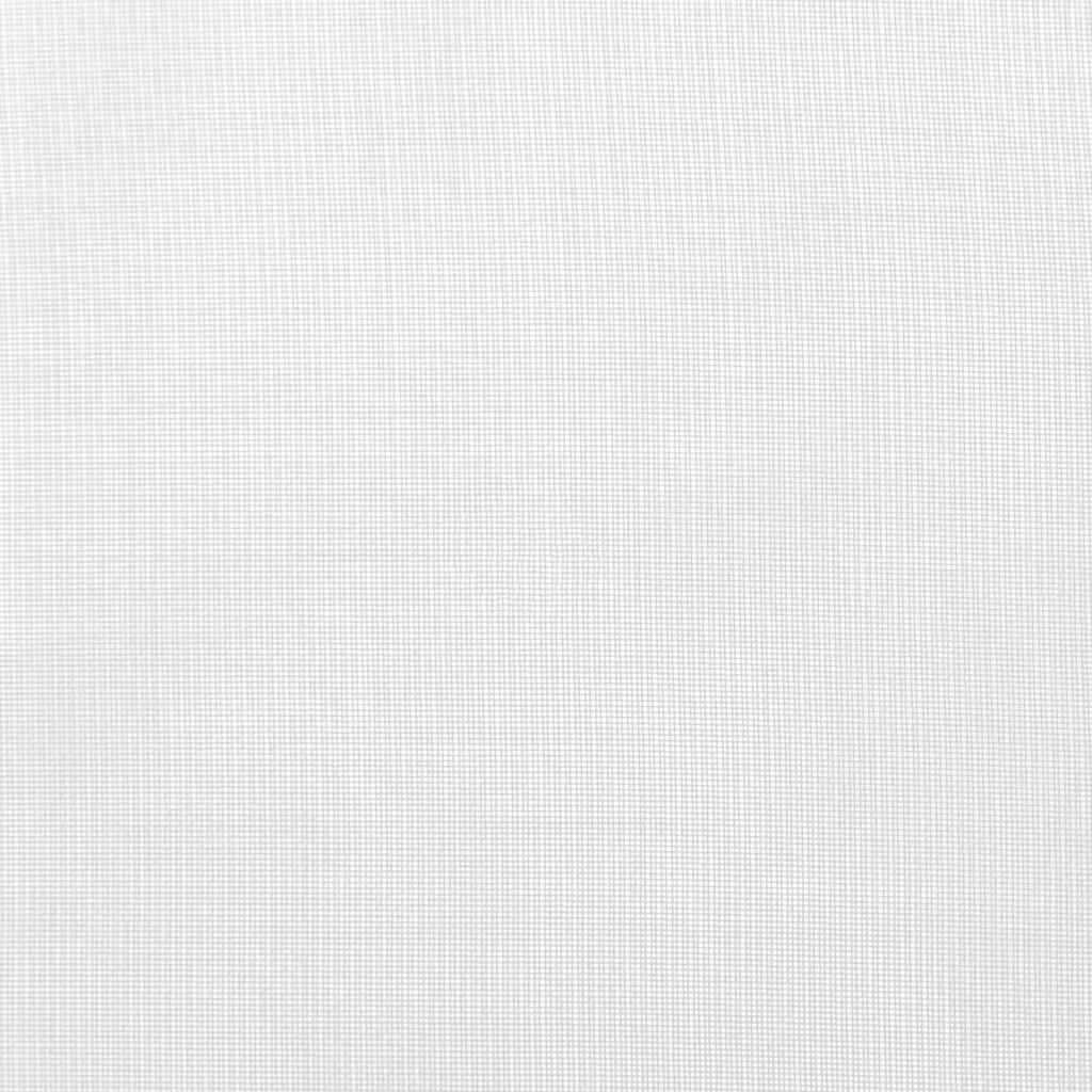 voile-gardiner med øskner 2 stk. hvid