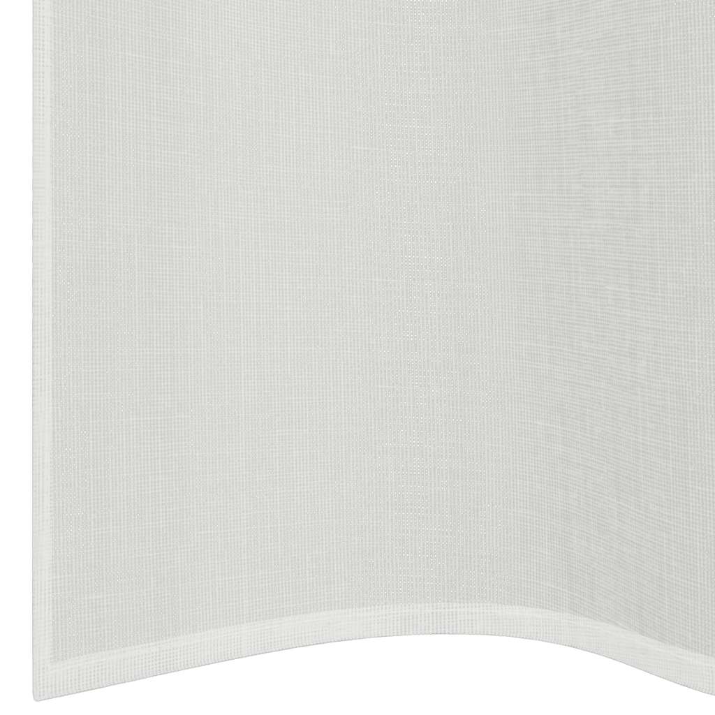 voile-gardiner med øskner 2 stk. hvid