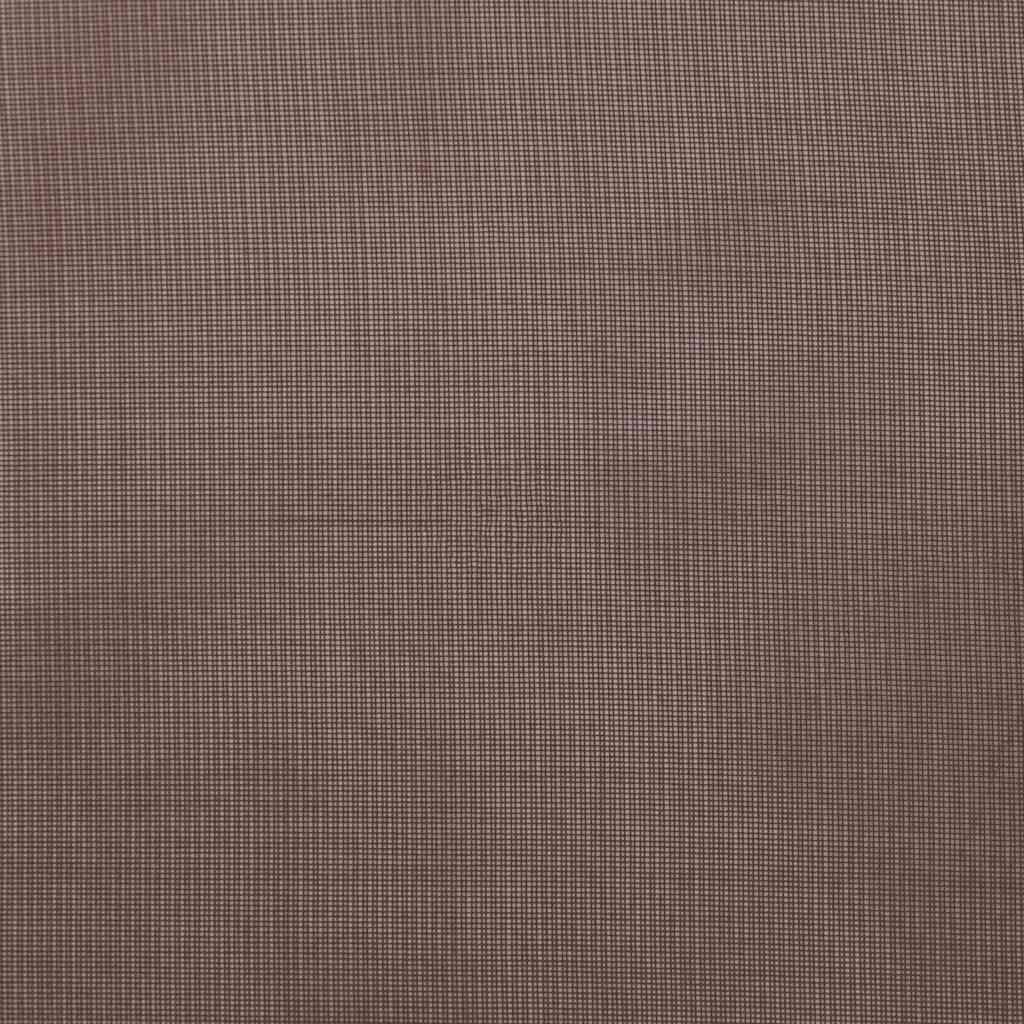 voile-gardiner med stanglommer 2 stk. brun