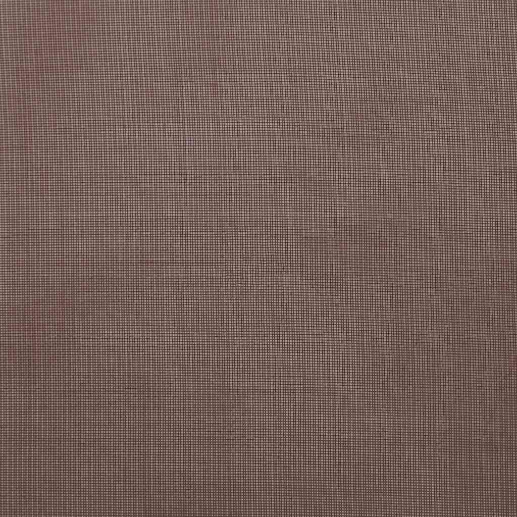 voile-gardiner med stanglommer 2 stk. brun