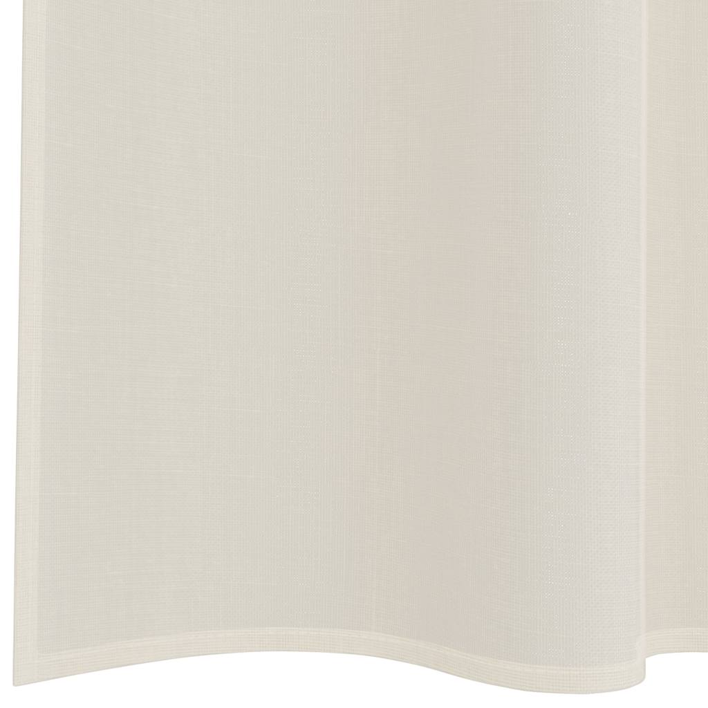 voile-gardiner med stanglommer 2 stk. cremefarvet