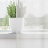 voile-gardiner med stanglommer 2 stk hvid
