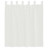 voile-gardiner med stanglommer 2 stk hvid