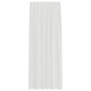 voile-gardiner med stanglommer 2 stk hvid