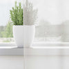 voile-gardiner med stanglommer 2 stk hvid