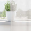 voile-gardiner med stanglommer 2 stk hvid