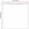 voile-gardiner med løkker 2 stk. 140x140 cm lyserød