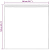 voile-gardiner med løkker 2 stk. 140x140 cm lyserød