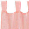 voile-gardiner med løkker 2 stk. 140x245 cm lyserød