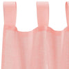 voile-gardiner med løkker 2 stk. 140x260 cm lyserød