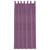 voile-gardiner med løkker 2 stk. 140x225 cm lilla