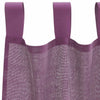 voile-gardiner med løkker 2 stk. 140x225 cm lilla