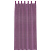 voile-gardiner med løkker 2 stk. 140x245 cm lilla