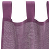 voile-gardiner med løkker 2 stk. 140x245 cm lilla