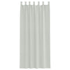voile-gardiner med løkker 2 stk. 140x225 cm lysegrå
