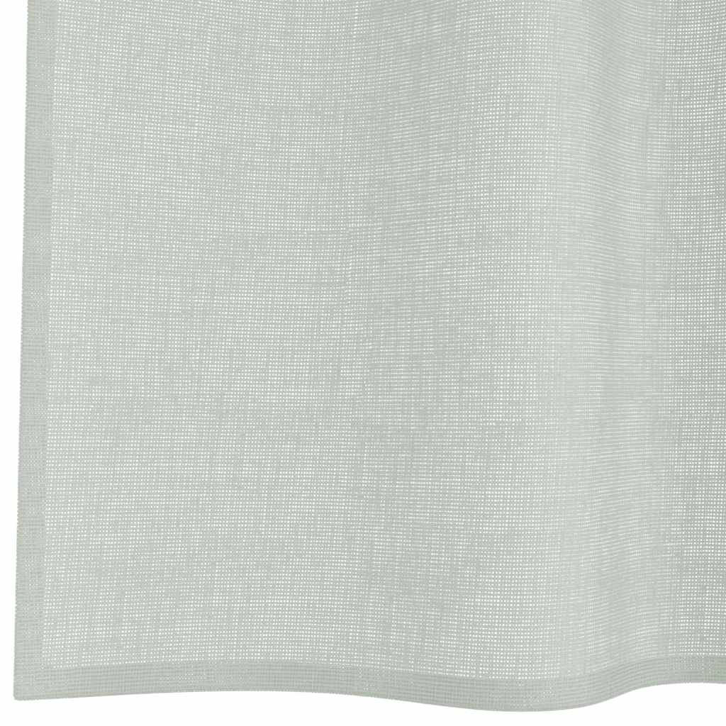 voile-gardiner med løkker 2 stk. 140x225 cm lysegrå