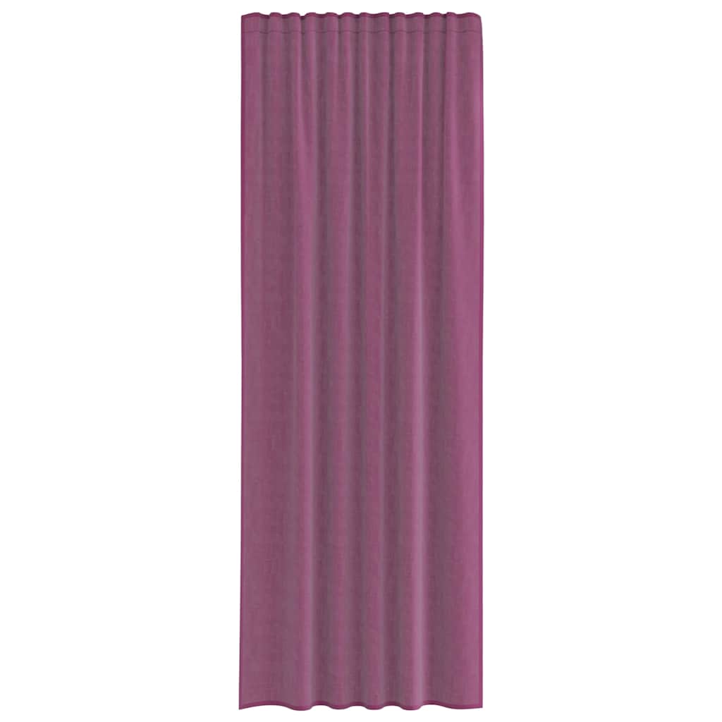 voile-gardiner med løkker 2 stk. 140x140 cm kongeblå