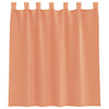 voile-gardiner med løkker 2 stk. 140x140 cm terrakottafarvet