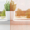 voile-gardiner med løkker 2 stk. 140x245 cm terrakottafarvet