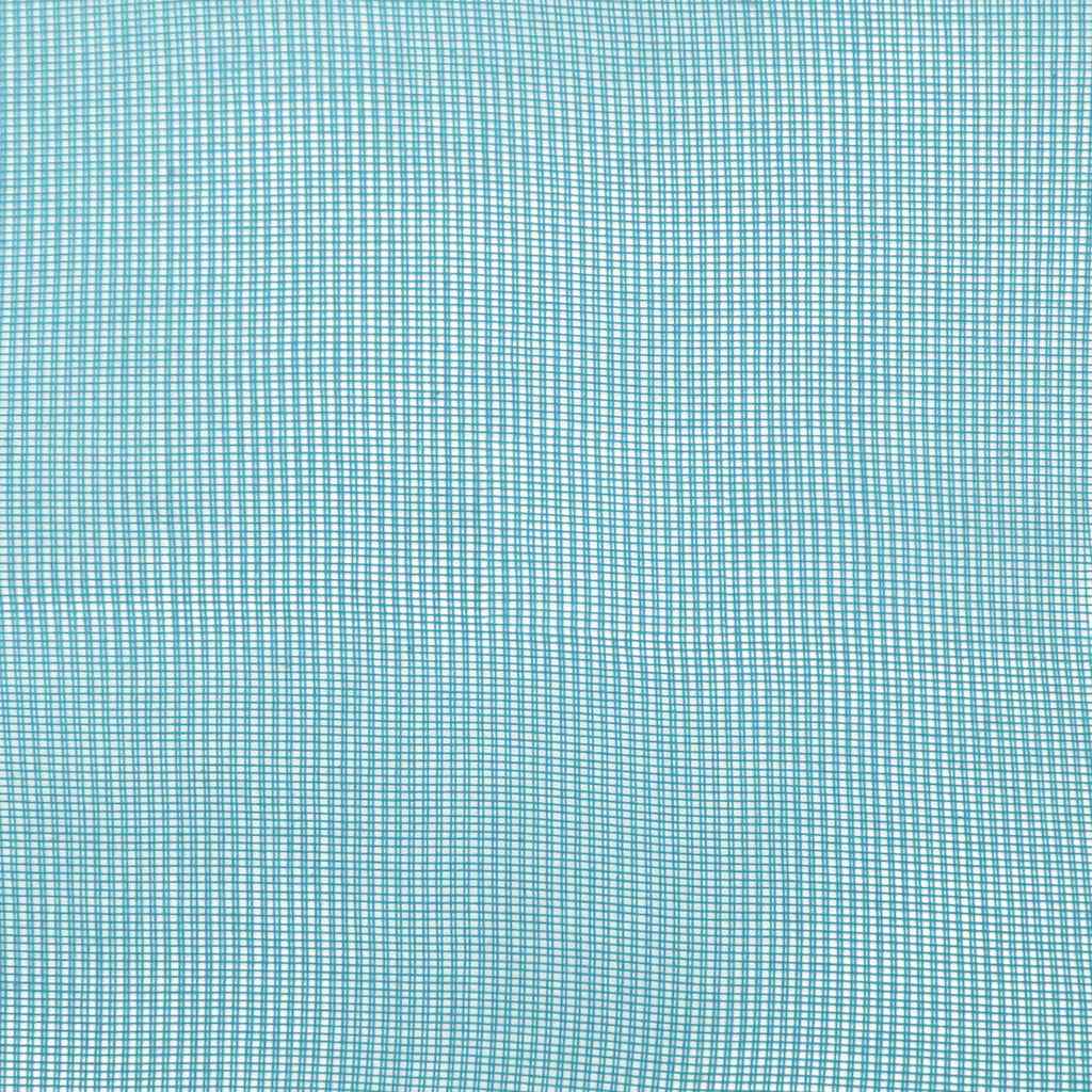 voile-gardiner med løkker 2 stk. 140x175 cm turkis